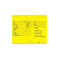 Asp Ultra Hvy Dty Deal Jackets Printed, 9 1/2"X11 3/4", 100 Perpk:Yellow Pk 5745-100
